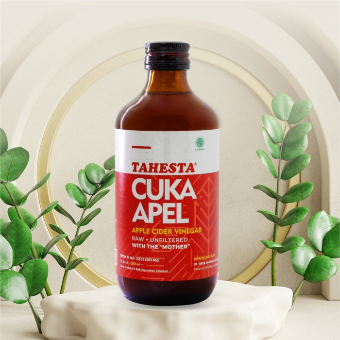 

Terlaris Apel Cider Vinegar TAHESTA 320ml Cuka Apel SALE