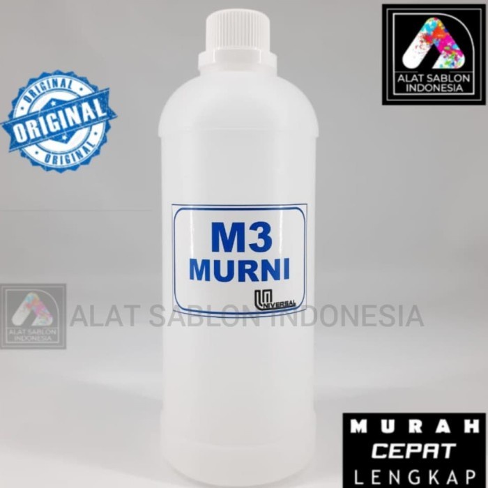 

Baru Minyak M3 Murni Pembersih Tinta Sablon 5 Liter Hemat