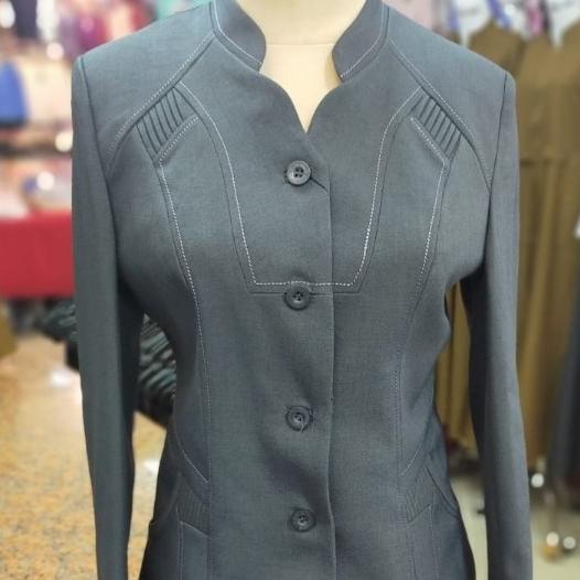 Stelan Dinas Pemda Seragam PNS Wanita Seragam Guru Abu Tua