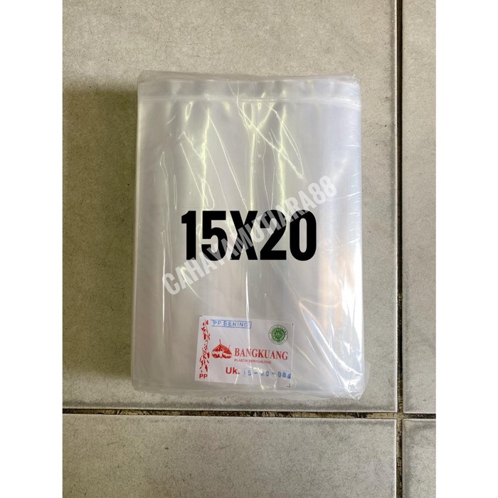 Promo Plastik Snack/ Plastik Keripik/ Plastik Pp Bening Tebal 80 Mic Terbaru