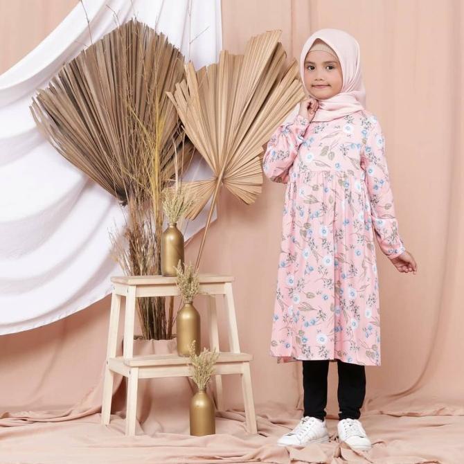Baju tunik anak Mahara tunik Kids by Jenna Choice bahan katun rayon