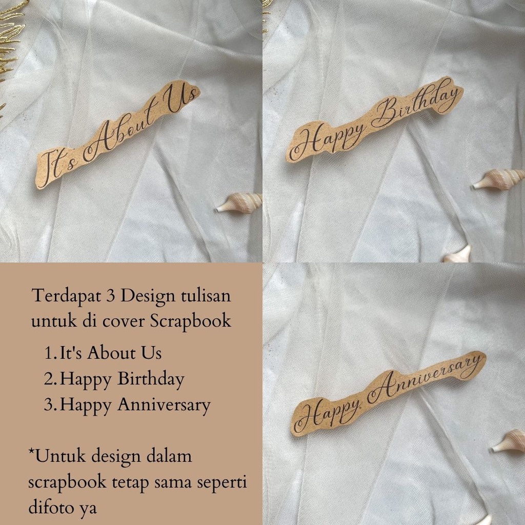 

Bloongyouys Custom Scrapbook Album Notebook Buku Cerita Kado Unik Aesthetic Photobook Cetak Foto