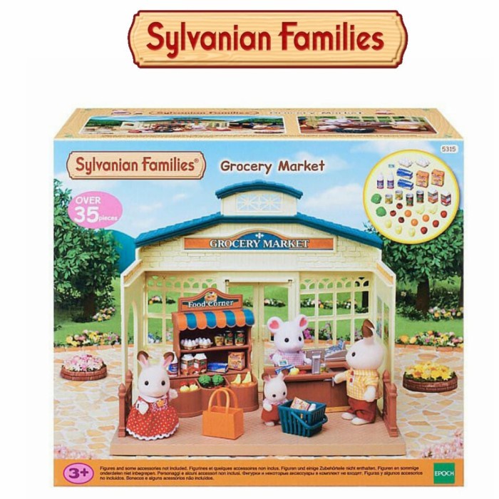 Sylvanian Families Grocery Market Mainan Miniatur Supermarket Epoch Ready