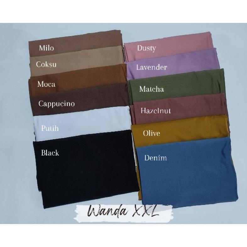 Special - Jilbab Simple Bergo Siria Wanda XXL Ori Alsha Collection ,.