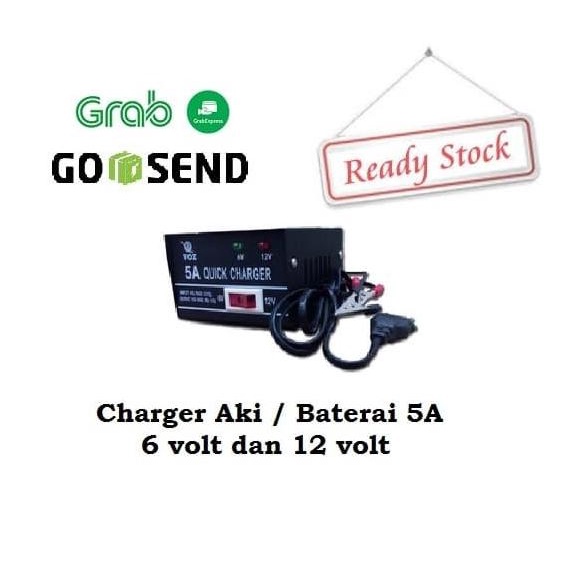 Charger Aki Motor Aki Mobil Battery ups battery mobil dan motor mainan