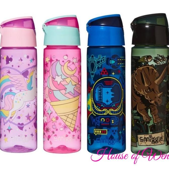 Terbaru Smiggle Beyond Flip Lid Drink Bottle Original - Botol Minum Smiggle Terbaik
