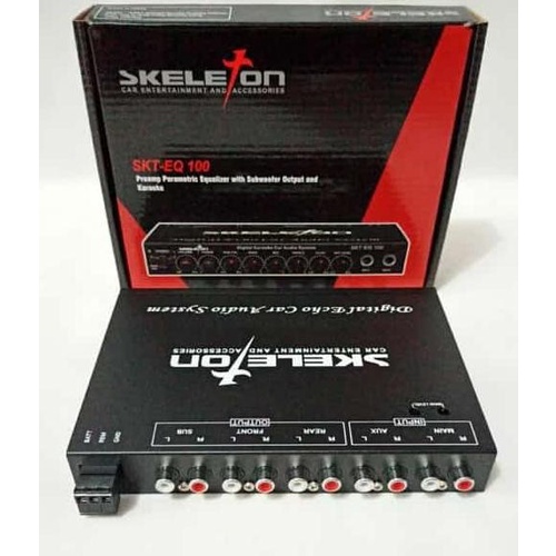 Pre Amp Parametrik Skeleton SKT EQ 100 Equalizer & Karaoke  |Bagus|Top