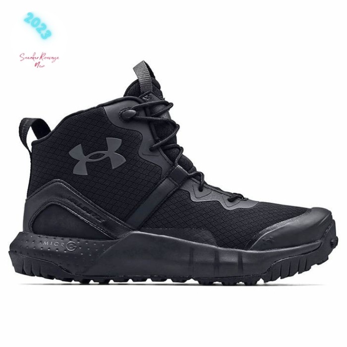 SEPATU PRIA UNDER ARMOUR MICRO G VALSETZ TATTICAL BOOT BLACK