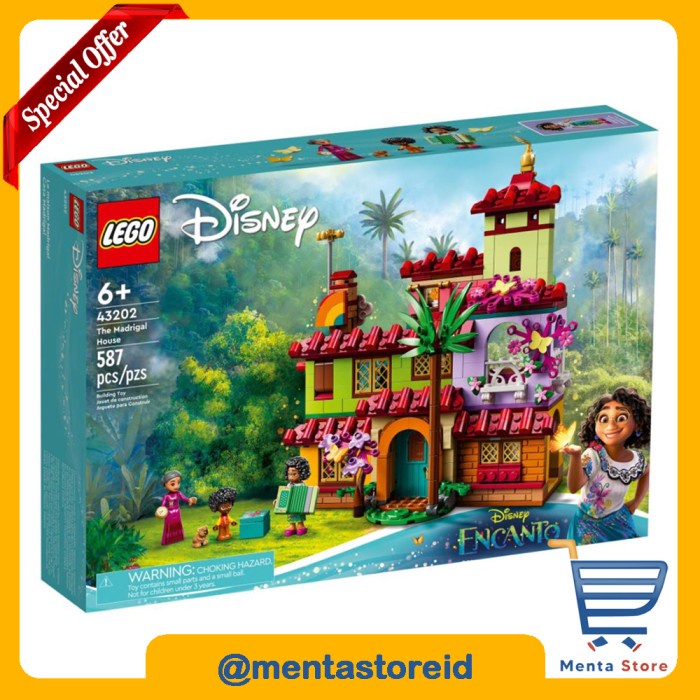 LEGO Disney 43202 Encanto The Madrigal House Play All Day Movie Icon