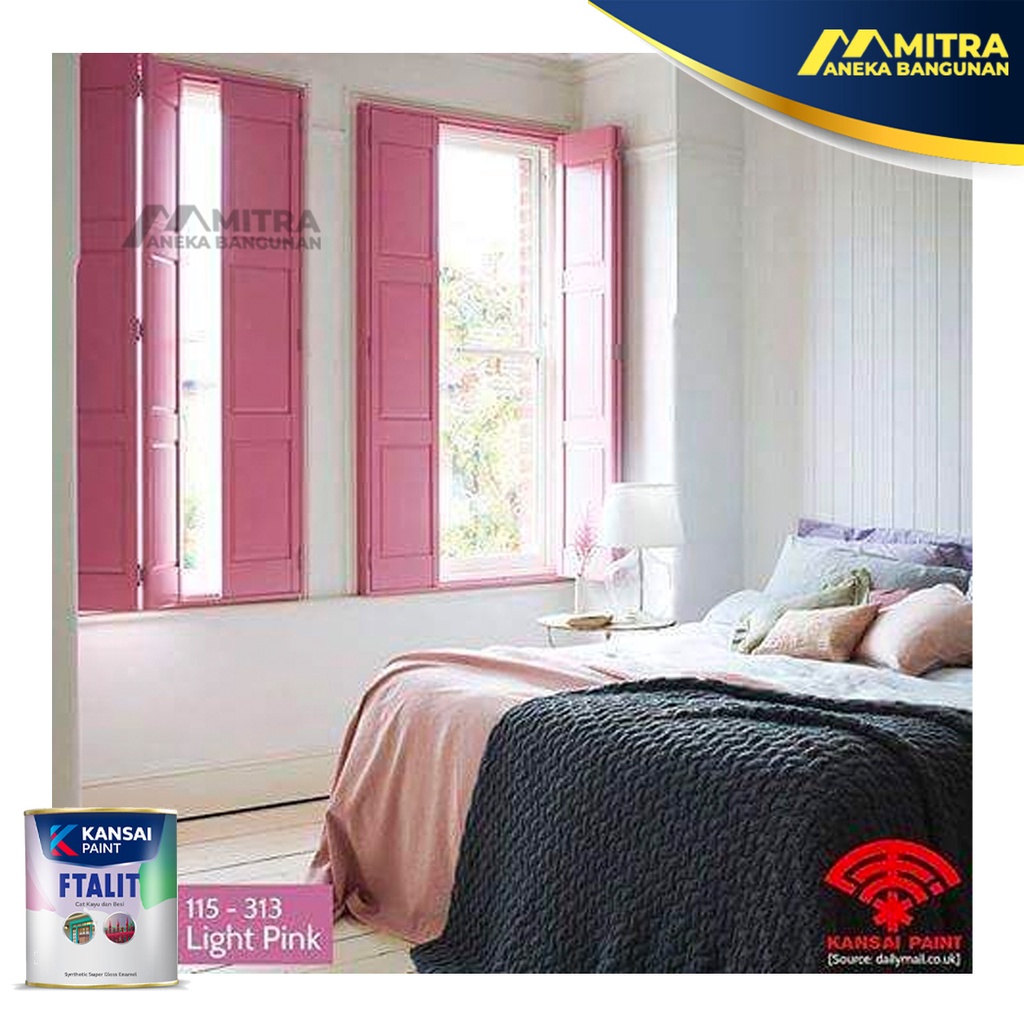 

Cat Kayu Dan Besi Kansai Ftalit Gloss 1 Liter / Se Gloss / Doff / Cat Nyak