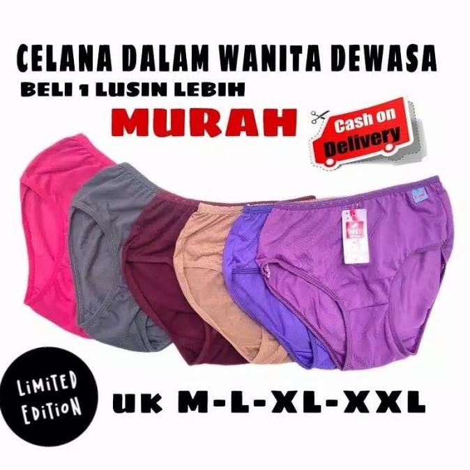 COD 1 LUSIN CELANA DALAM WANITA SEMPAK WANITA CAWET WANITA CD MURAH