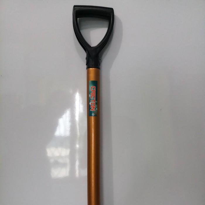 Sekop Rata Stainless Gagang Kayu Cricton / Sekop Pasir Gagang Kayu