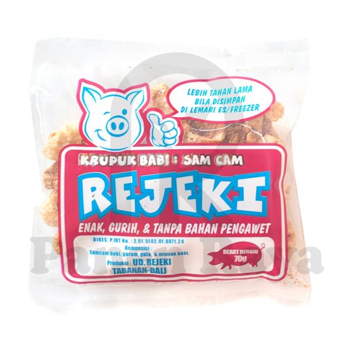 

fif Krupuk Rambak Babi Sam Cam Kerupuk Rambak Kulit Babi Rejeki Bali