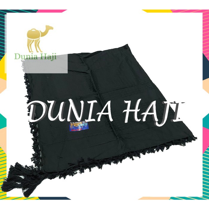 sorban Sorban Haji Hitam Polos Ronce Surban Serban Syal Oleh Oleh Haji(Q1D0) GRATIS ONGKIR sorban pr