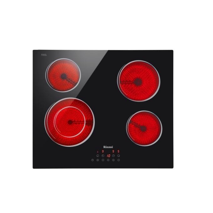 Rinnai Kompor Listrik Ceramic Tanam 4 Tungku - Rb-602 4 E-Cb Dolaahmadia