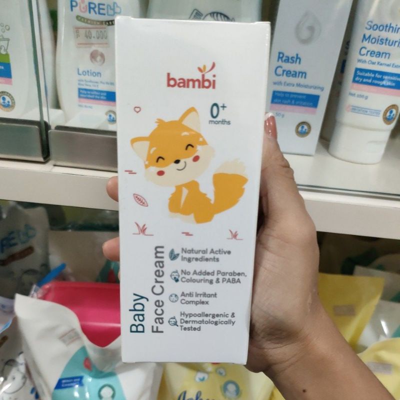 bambi baby face cream