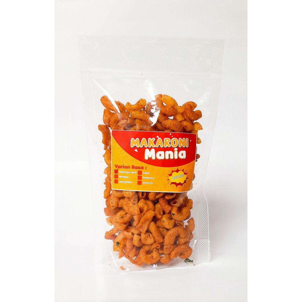 

Makaroni Goreng Pedas Daun Jeruk Makaroni Mania Kemasan 80gr