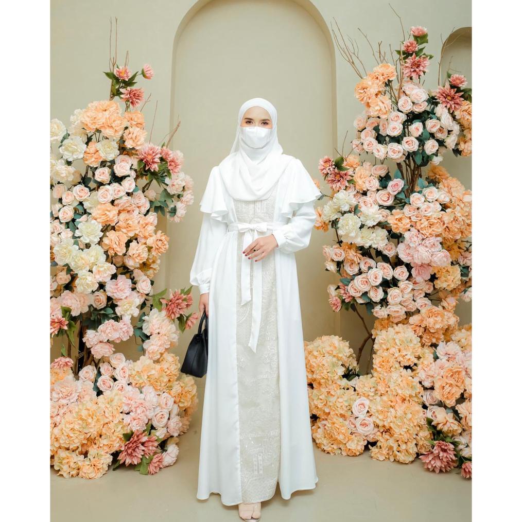 Murah Elmiza - Nayyara Dress Elmiza X Evolvere - Dress Muslim Sale