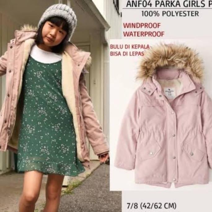 JAKET ANAK PARKA SHERPA ULTRA ABERCROMBIE