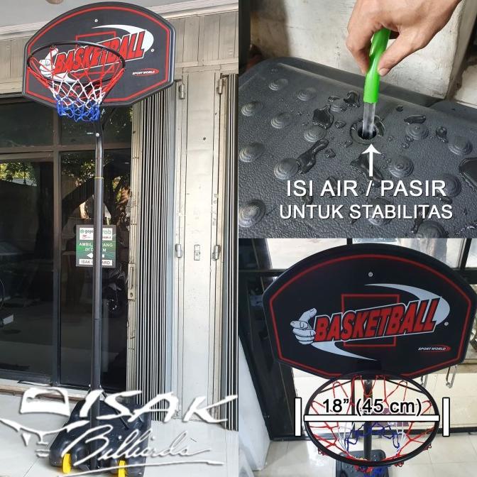 yan Portable Basketball Hoop F - Rim Bola Basket Ring Outdoor Indoor NBA