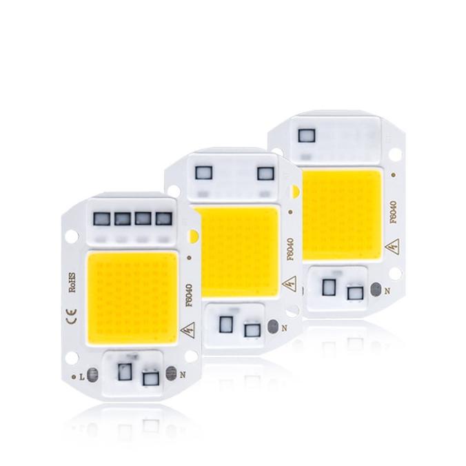 Modul LED Chip Lampu Sorot Cob 50w 220v AC Refill Lampu Sorot F6040