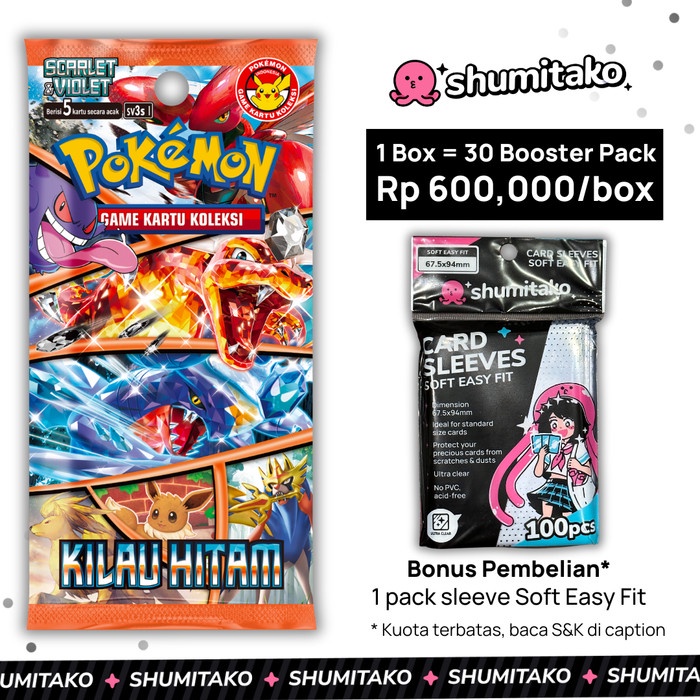 POKEMON TCG INDONESIA SV3S KILAU HITAM BOOSTER BOX