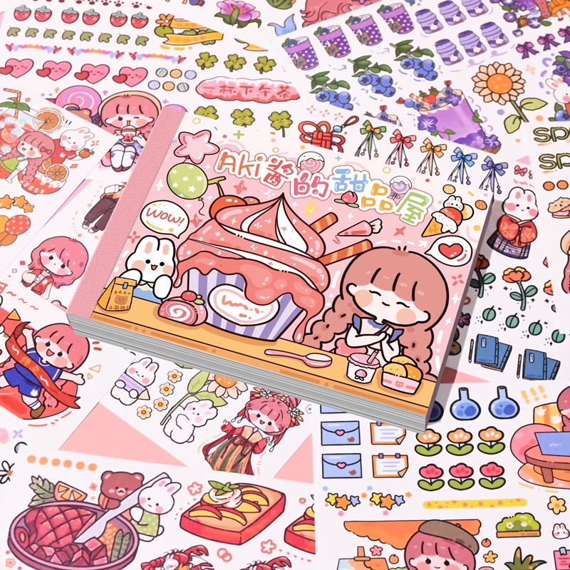 

Agftoys Stiker 1 Buku Pa Isi 50 Lembar Kter Akichan Kartun Cute