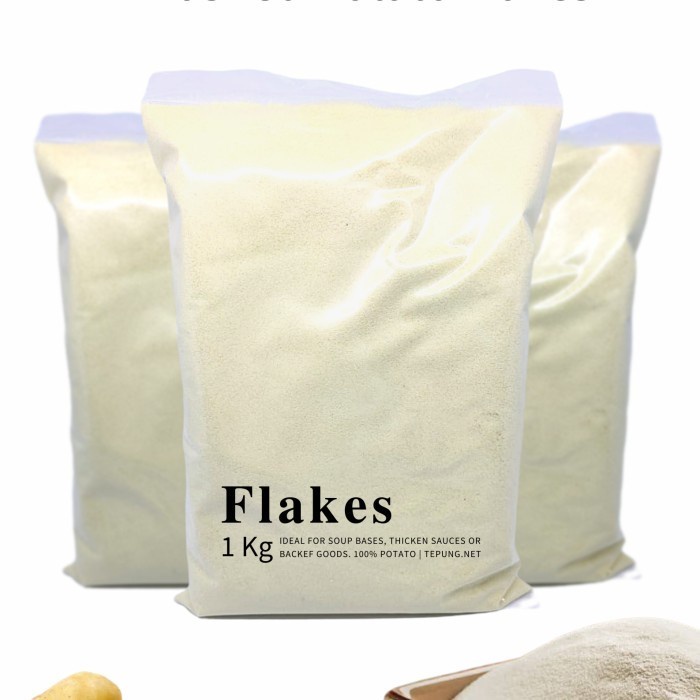 

Potato Flakes Emsland / Tepung Kentang / Kentang Bubuk Instan / Mashed Potatoes / Potato Powder /