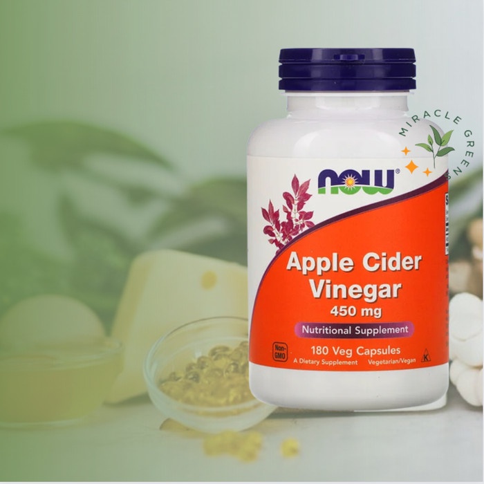 

Terlaris Now Apple Cider Vinegar Vitamin 450 mg 180 veg caps SALE