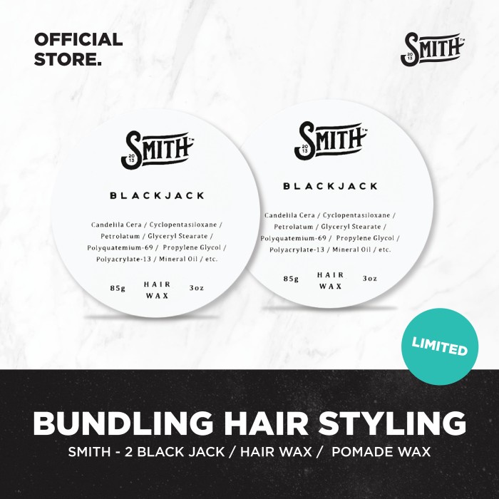 Hair Wax Pomade - Smith - 2 Black Jack / Hair Wax / Pomade Wax