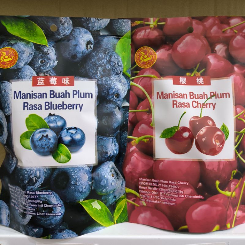 

MANISAN BUAH PLUM CHERRY BLUEBERRY PEACH