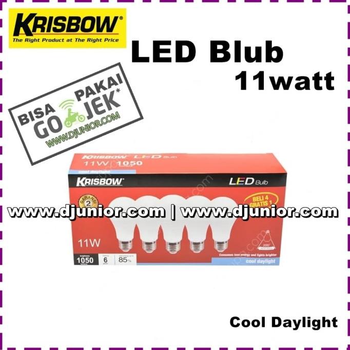 KRISBOW - LAMPU BOHLAM LED 11W / LED BULB 11 W / 11 WATT 11WATT by ACE