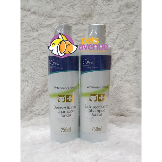 SHAMPO KUCING/ SHAMPO KUTU KUCING/ BIOVET SHAMPO KUTU KUCING 250ML
