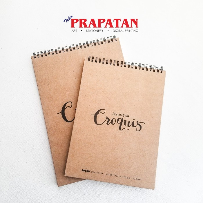 

Promo Joyko Sketchbook Croquis Skbk-722 A4/16K Buku Sketsa Hard Cover Terbaru
