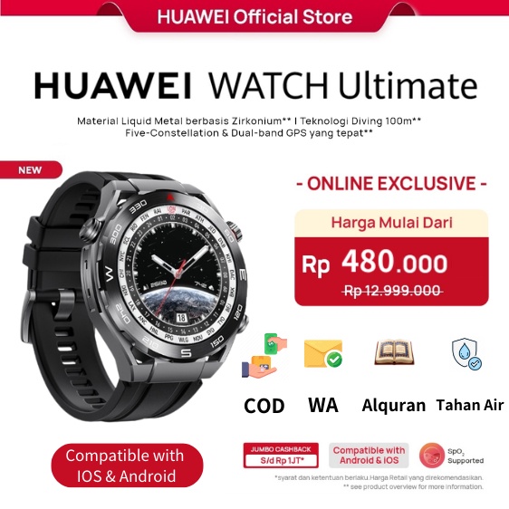 Hawei Jam Tangan Pintar Pria Smart Watch Gt8 V520 Ultimate Max Multiple Functions Sport Fitness