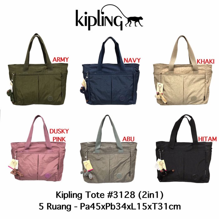 TOTE BAG KIPLING 2IN1 JUMBO-TAS SELEMPANG JUMBO