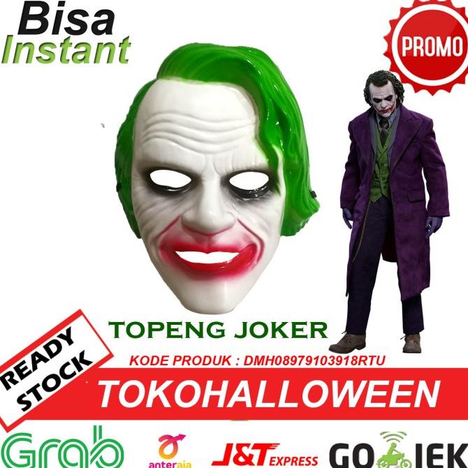 Topeng Joker Untuk Cosplay Dan Acara Halloween  Kode 525