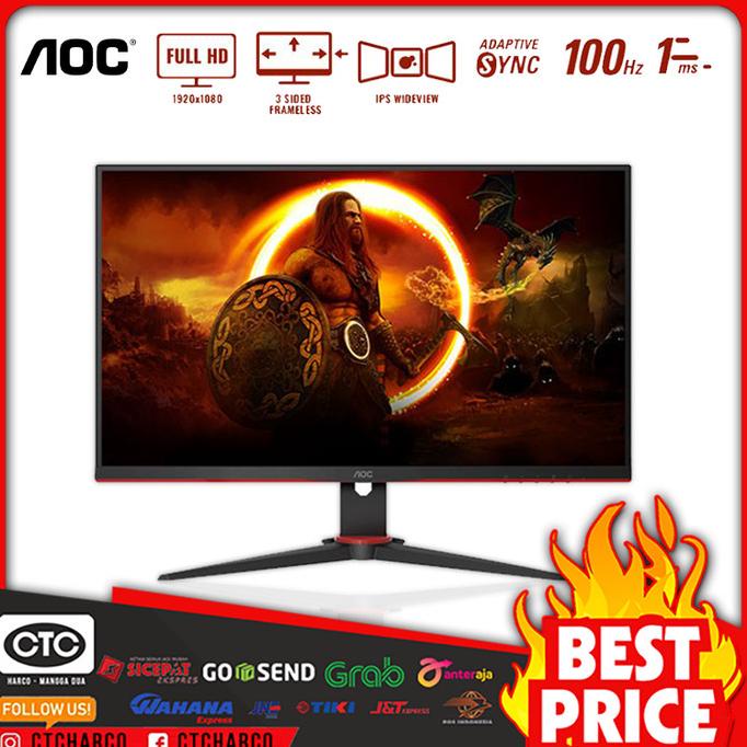 Monitor Led Aoc 24G2E1 23.8" Ips 100Hz Fhd 1Ms Helgariandistore