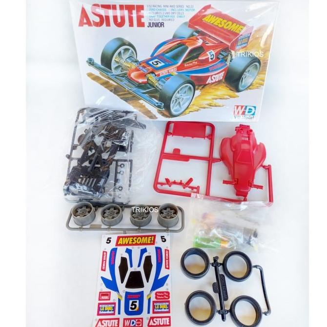 Gratis Ongkir Rep. Tamiya Mini 4wd Merk DD Ruize Astute Junior Zero Chassis Limited Edition (tri00j.