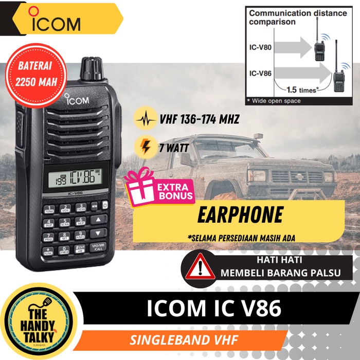 {AdeShop} ICOM IC-V86 - ICOM V86 ORI Limited