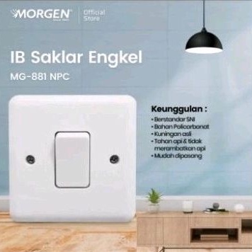 MORGEN SAKLAR IB STOP KONTAK, TUNGGAL, SERI, STOP+SAKLAR