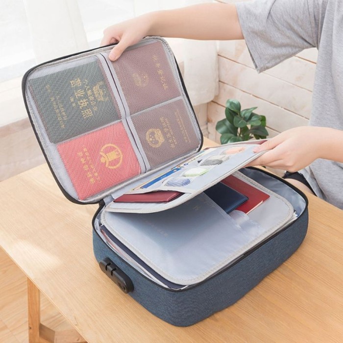 

Terbaru Tas Dokumen Tiket Dengan Kunci Kombinasi Kapasitas Besar Anti Air New Original