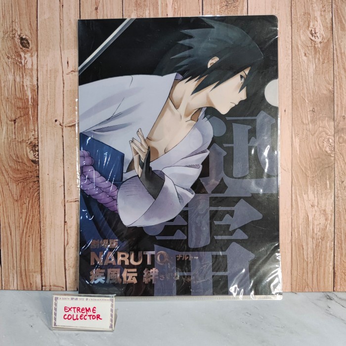 

For Sale Clear File Holder Cover Map Official Naruto Vs Sasuke Original Merch Hemat