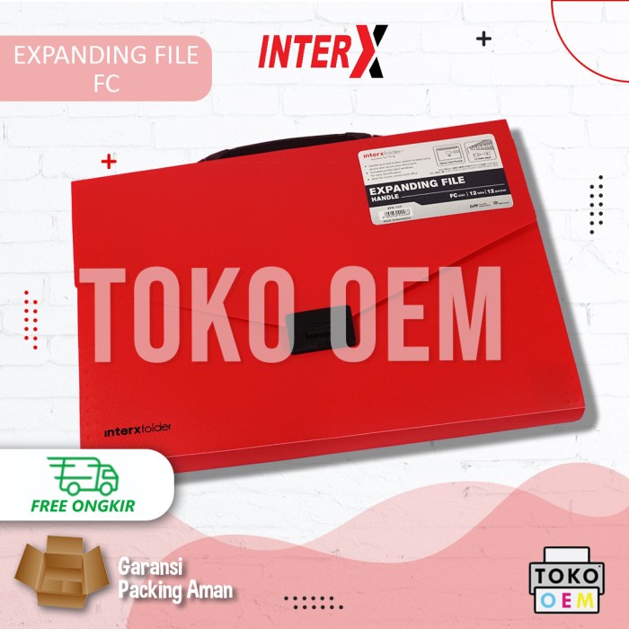 

Ready Interx Expanding File With Handle Folio Tas Dokumen Map Sekat Plastik Terbaik
