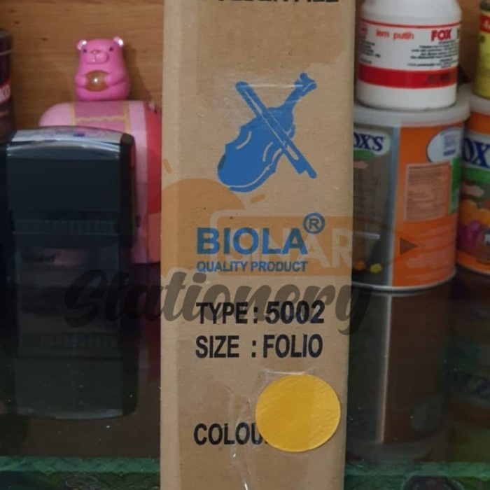 

Promo Map Biola 5002 Kuning 1Pak Isi 50Pcs Diskon