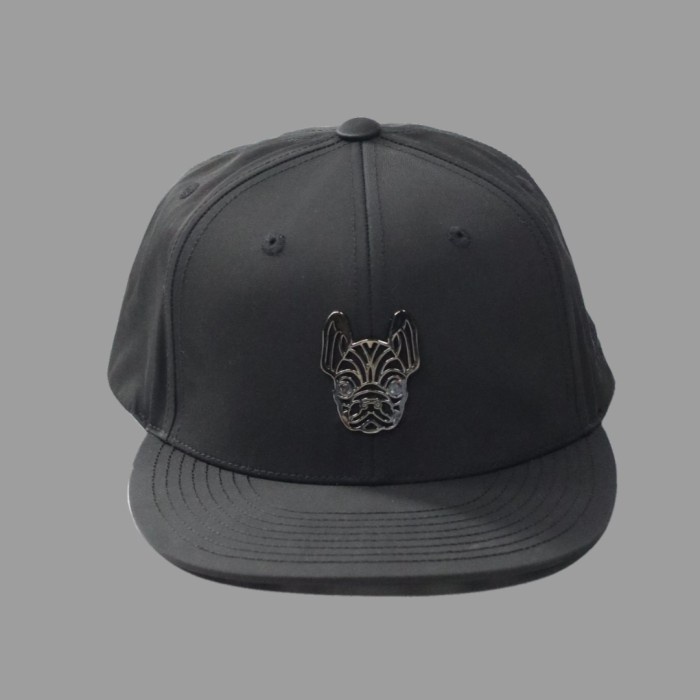 LIFEWORK SILVER SMALL LOGO RADOG IN BLACK ORIGINAL TOPI PRIA WANITA