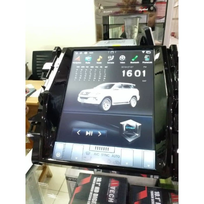 Double Din Head Unit TV TAPE Android 12 Inch Khusus All New Fortuner star