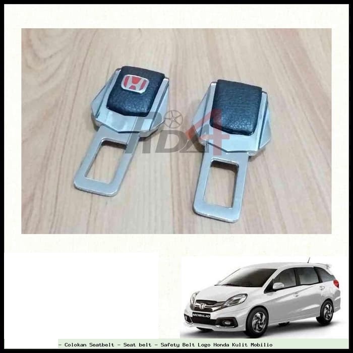 Colokan Seatbelt - Seat belt - Safety Belt Logo Honda Kulit Mobilio star
