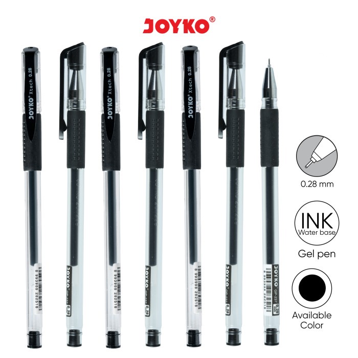 

Gel Pen / Pulpen / Pena Joyko GP-237 / Xtech / 0.28 mm