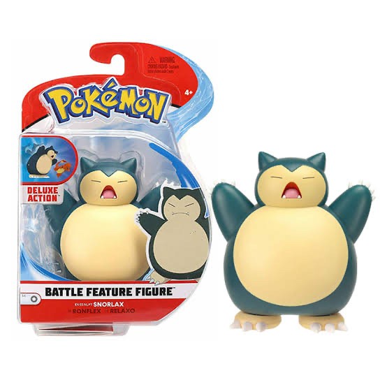 ✅Baru Wct Pokemon Battle Figure - Snorlax Wicked Cool Toys Terbatas